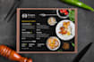 design digital tv screen menu restaurant menu design