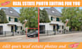 real estate photo editing