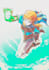 do one illustration in retro anime style