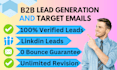 do targeted b2b lead generation and email list building