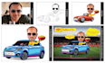 design portraits and caricatures in 24 hours