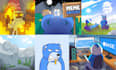 do degen banner, mascot or logo for funny meme coin art