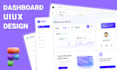 design CRM, saas and admin dashboard uiux design in figma