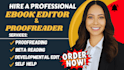 professionally edit proofread line edit format KDP ebook novel ai