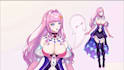 draw and rig 2d vtuber model, live2d rigging, 3d vtuber model, vtuber anime styl