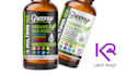 design premium supplement label and bottle packaging