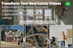edit home tour videos, promo and real estate reels
