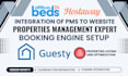 hostaway booking engine guesty integration to booking website beds24 vacation ai