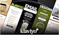 create custom klaviyo, mailchimp email marketing flows and newsletters design