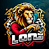 do lion, e sport, race mascot logo design