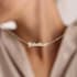 create a lifelike 3d render of your name necklace on a model