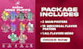 design a vape media kit, including posters and menus etc