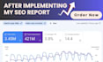 provide an SEO report, action plan, website audit and analysis