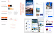 create modern UI UX  app design in figma