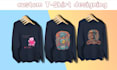 create a sweatshirt custom graphic t shirt design