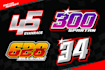 create amazing racing number