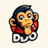 do monkey modern style mascot logo design