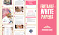 design professional white paper design for you