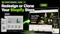 redesign or clone your shopify store with ai