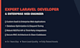 develop, optimize enterprise laravel and PHP web applications