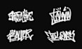 do custom graffiti art and lettering for your project