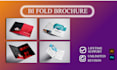 design unique bi fold, tri fold and z fold brochure