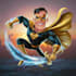 create super hero cartoon character