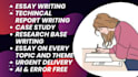 write assignments , essay , case study and research writing