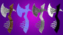 create a stylized 3d game assets and weapons