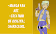 draw anime fanart, manga illustrations, or oc