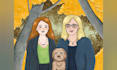 draw family and pet portrait illustration