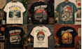 vintage t shirt design and vintage logo design