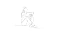 draw line art animated