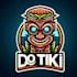 do tiki modern style mascot logo design