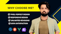 be front end web developer in html css react next js tailwind css website design