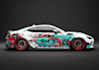 draw car wrap design, vehicle wrap design, van wrap design