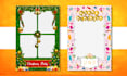 photo booth template, strip, 360 overlay design within 4 hours