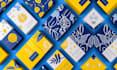 do product packaging design with box design with die cut