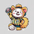 create a cartoon , mascot, and animal, character