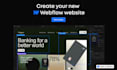 design and develop an high quality website on webflow UX UI