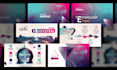 design a premium pitch deck powerpoint presentation