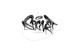 design a graffiti logo with real spray paint textures