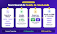 do b2b lead generation, linkedin lead generation, and email list building