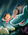 illustrate your childrens story, no ai, real human artist