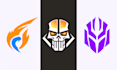 do professional esports gaming logo design for twitch, youtube