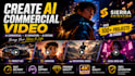 create ai commercial video,ai animation,ai editing as ai video creator