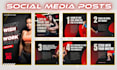 be your professional social media manager and content creator