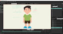 create 2d character rigging and animation in moho