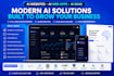 build ai website, ai web application, ai saas as full stack developer