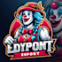 design beautiful lady clown mascot logo with express delivery